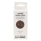 Creativ company vernis céramique moucheté, 999-1060 °c, opaque, clous rouillés, 60 ml 1 flacon