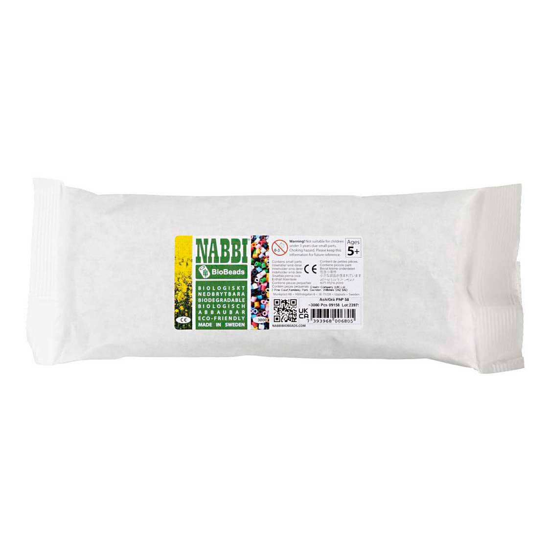 Société créative https : www.cchobby.nl biobeads-van-nabbi-afm-5x5-mm-holesize-2-5-mm-medium-gray-3000-piece-1-box