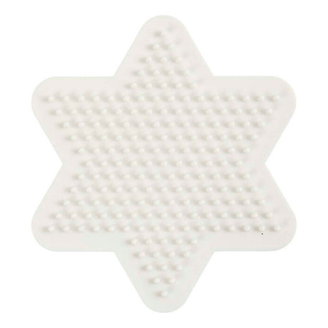 Creativ company plaque de base nabbi biobeads, étoile, taille 9,8x9,8 cm, moyenne, 1 pièce