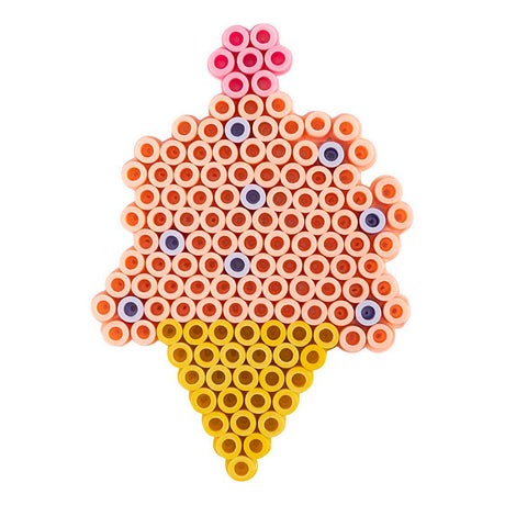 Creativ company plaque de base nabbi biobeads, étoile, taille 9,8x9,8 cm, moyenne, 1 pièce