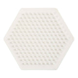 Creativ company nabbi biobeads plaque de base, hexagone, taille 8,5x8,5 cm, moyen, 1 pièce