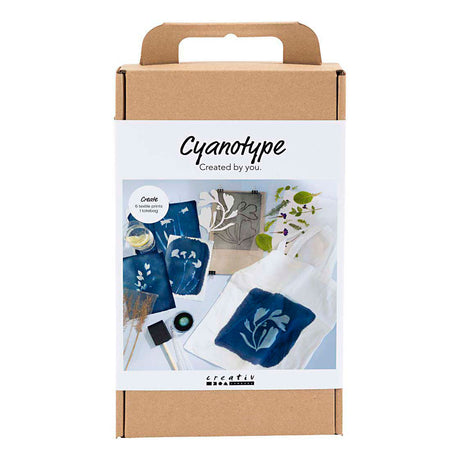Entreprise créative https: www.ccobby.nl hobbyset-cyanotype-textile-blue-1-box