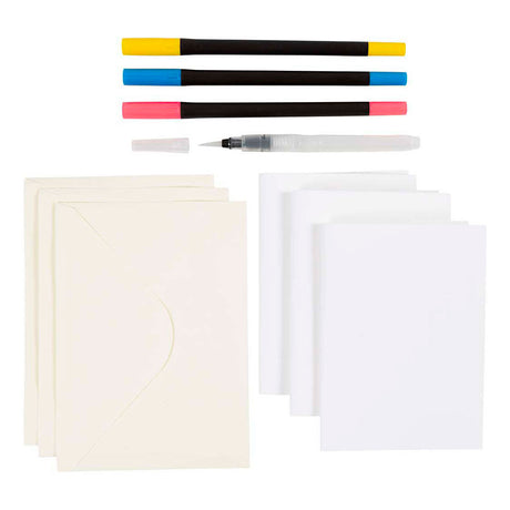Société créative https: www.cchobby.nl mini-hobbyset-watercolor-cards-and-envelopes-1-box