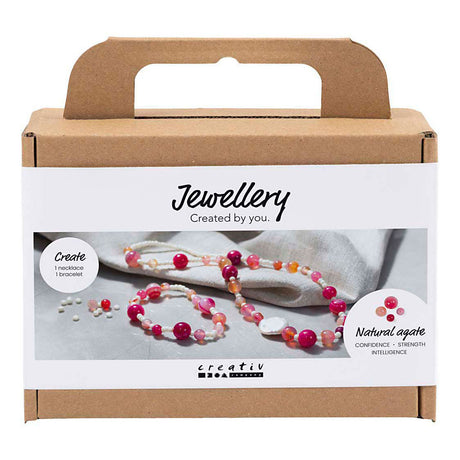 Société créative https: www.cchobby.nl mini-hobbyset-jewelry-necklace-and-bracelet-pink-1-box