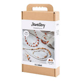 Société créative https : www.cchobby.nl hobbyset-jewelry-beige-burnt-orange-white-mother-of-pearl-1-box