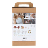 Société créative https : www.cchobby.nl hobbyset-jewelry-beige-burnt-orange-white-mother-of-pearl-1-box