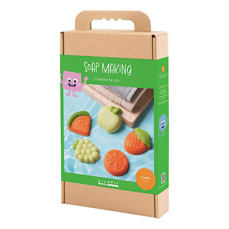 Entreprise créative https : www.ccobby.nl hobbyset-soap-making-fruit-green-orange-1-box