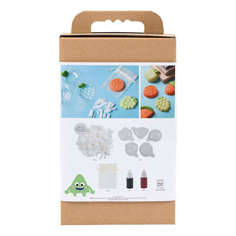 Entreprise créative https : www.ccobby.nl hobbyset-soap-making-fruit-green-orange-1-box
