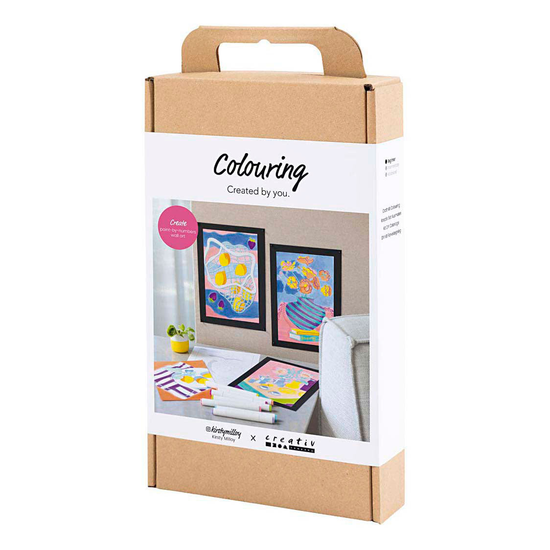 Société créative https : www.ccobby.nl hobbyset-colors-painting-according-numbers-markersticks-1-box-977796