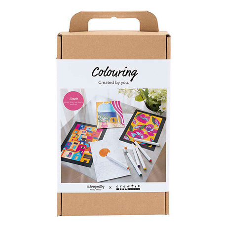 Creativ company hobby set couleurs peinture par numéros marqueurs