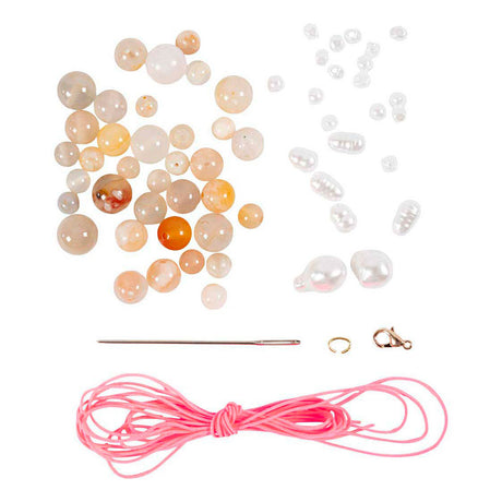 Société créative https: www.ccobby.nl mini-hobbyset-jewelry-necklaces-and-bracelet-pink-1-box