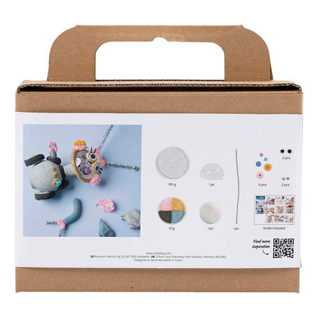 Entreprise créative https: www.cchobby.nl mini-hobbyset-boetseren-robot-grey-pink-1-doos