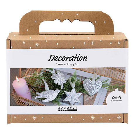 Société créative https: www.ccobby.nl mini-hobbyset-decoration-christmas-decoration-silver-metal-1-box