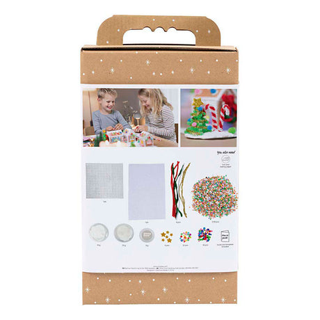 Société créative https : www.ccobby.nl hobbyset-iron-beads-christmas-house-diverse-colors-1-doos