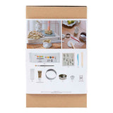 Creativ company kit de modélisme, vases et bougeoirs, beige, ivoire, blanc cassé, 1 boîte
