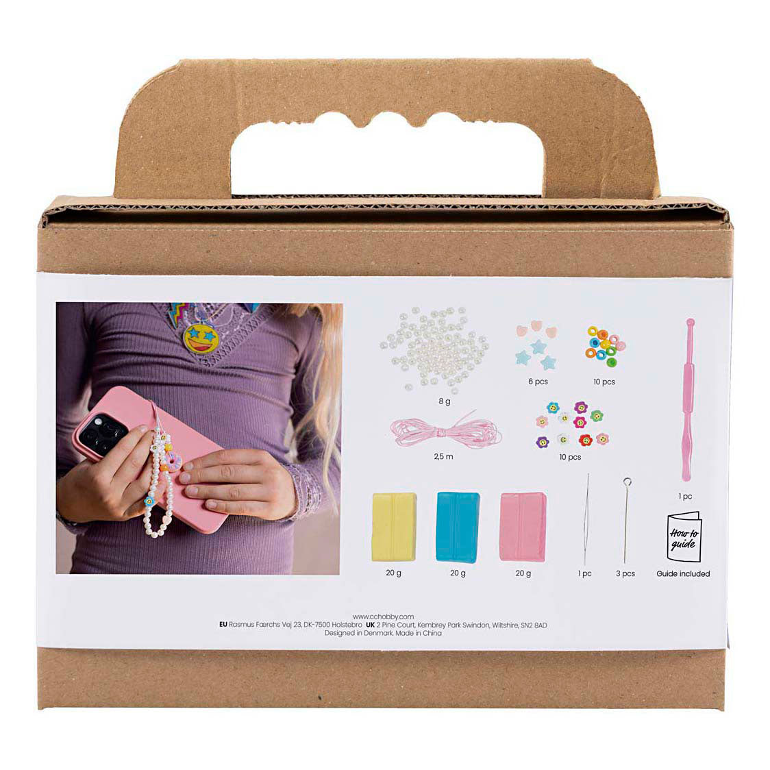 Entreprise créative https: www.cchobby.nl mini-hobbyset-boetseren-mobiele-bedel-diverse-kleur-1-doos