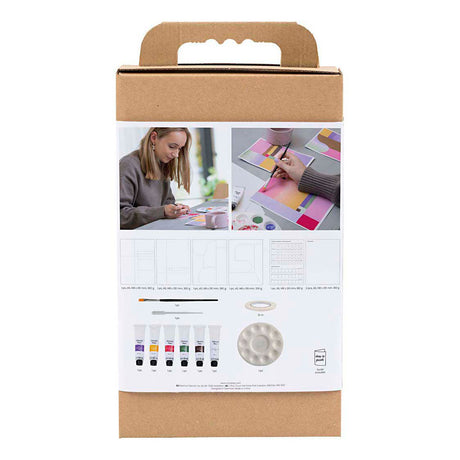 Creativ company hobby set gouache, peintures, différentes couleurs, 1 boîte