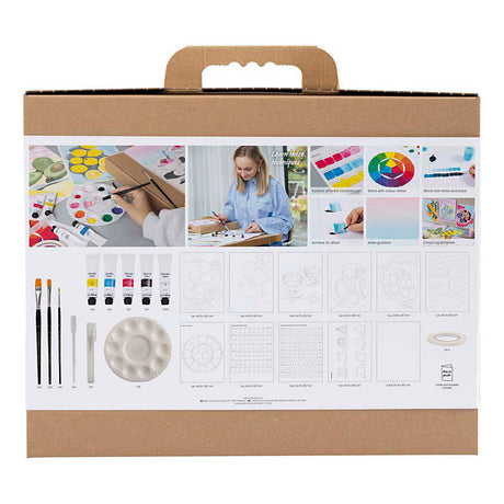 Creativ company starter hobby set gouache, peintures, différentes couleurs, 1 boîte