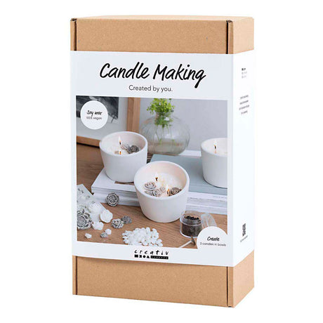 Entreprise créative https: www.ccobby.nl hobbyset-candle-making-rose-beige-wit-creme-1-doos