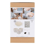 Creativ company hobby set fabrication de bougies, rose, beige, blanc, crème, 1 boîte