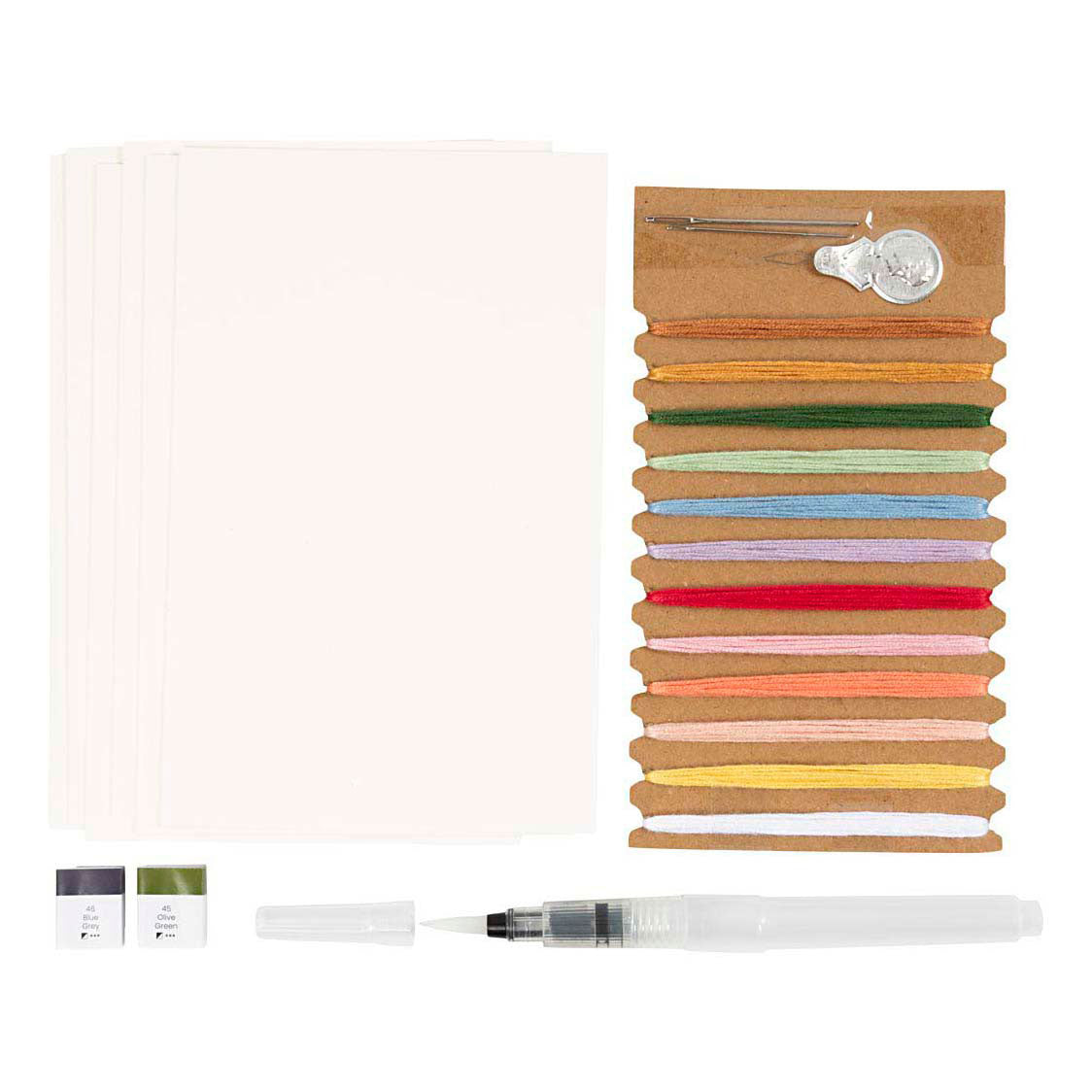 Société créative https : www.cchobby.nl mini-hobbyset-embroidery-paintings-with-embroidery-various-colors-1-box