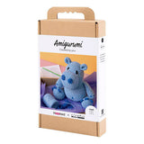 Société créative https : www.ccobby.nl hobbyset-amigurumi-hippopotamus-blue-lightblue-1-box