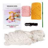 Société créative https : www.ccobby.nl hobbyset-amigurumi-hedgehog-lightpink-warm-yellow-1-box