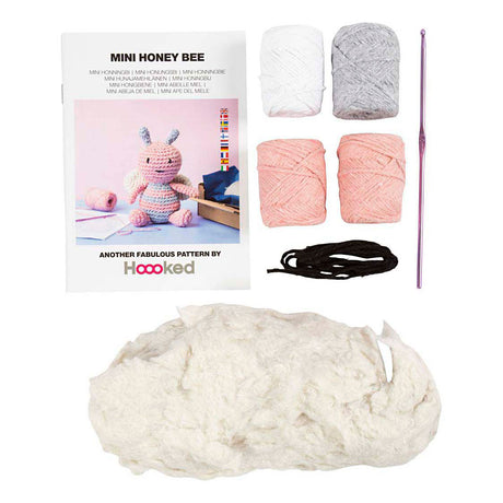 Creativ company hobby set amigurumi, abeille, couleurs pastel, 1 boîte