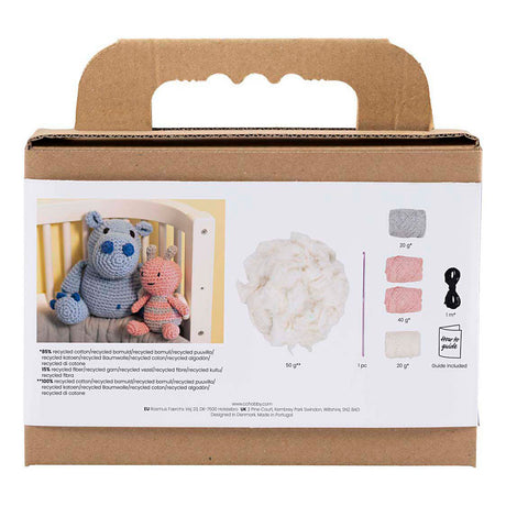 Société créative https : www.ccobby.nl hobbyset-amigurumi-honeybee-pastelcolors-1-box