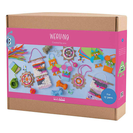 Société Creativ https : www.ccobby.nl groupe set-weaving-wall-mountings-hangers-owls-mouse-diverse-colors-1-box