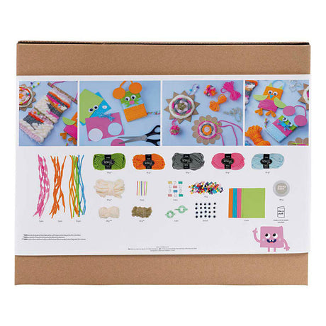 Société Creativ https : www.ccobby.nl groupe set-weaving-wall-mountings-hangers-owls-mouse-diverse-colors-1-box