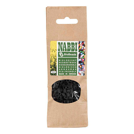 Creativ company nabbi biobeads 5x5mm noir - 1000 pcs.