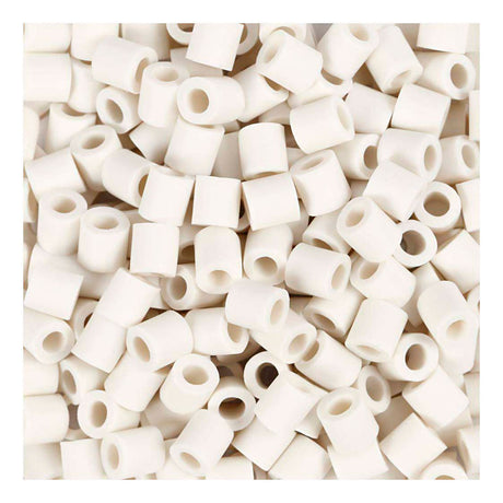 Creativ company nabbi bioperles 5x5mm blanches - 1000 pcs.