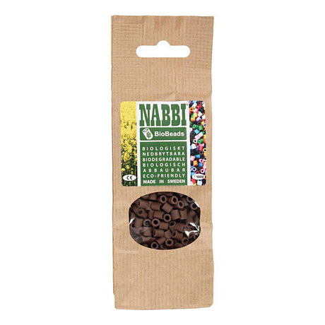 Creativ company nabbi bioperles 5x5mm marron - 1000 pcs.