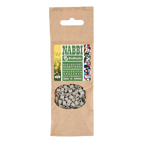 Creativ company nabbi bioperles 5x5mm gris - 1000 pcs.