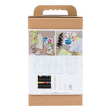 Creativ company hobby set pastel à l'huile, fleurs, différentes couleurs, 1 boîte