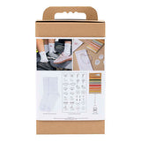 Entreprise créative https: www.ccobby.nl hobbyset-embroidery-socks-white-1-box
