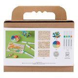 Société créative https : www.cchobby.nl mini-hobbyset-decoration-dinosaur-blue-green-orange-red-1-box
