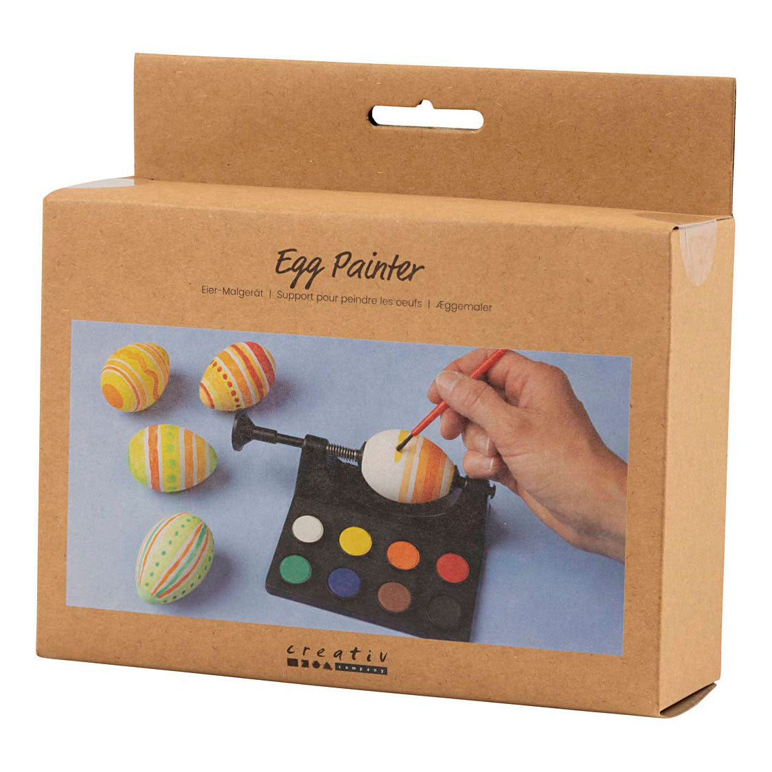 Entreprise créative https: www.ccobby.nl egg-painting-l-16-5-cm-black-1-set