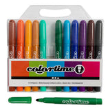 Marqueurs Colortime, largeur de trait 5 mm, couleurs supplémentaires, 12 pièces, 1 boîte