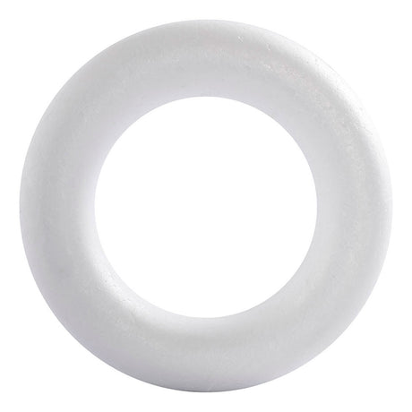 Bague Creativ Company, taille 21,5 cm, épaisseur 45 mm, blanc, 1 pièce