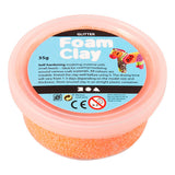 Entreprise créative https: www.ccobby.nl foam-clayr-glitter-orange-35-gr-1-doosje
