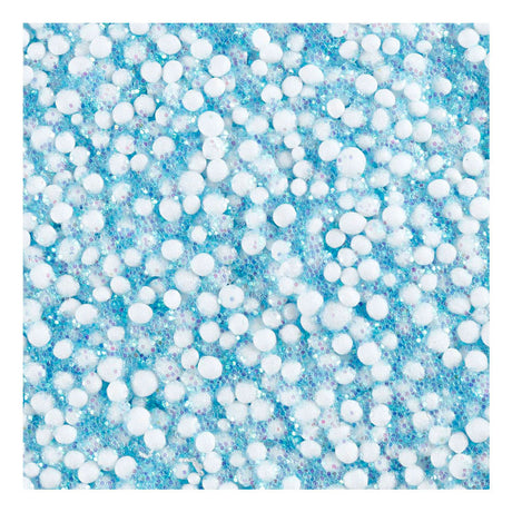 Creativ company argile mousse pailletée bleu clair - 35gr.