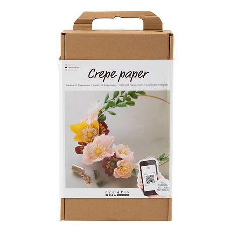 Entreprise créative https: www.ccobby.nl hobbyset-crepe-paper-wreath-crepe-ratio-180-1-box