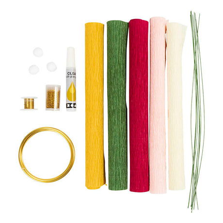 Creativ company hobby set papier crépon, couronne, rapport crêpe : 180%, 1 boîte