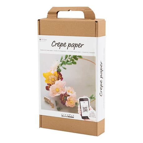 Creativ company hobby set papier crépon, couronne, rapport crêpe : 180%, 1 boîte