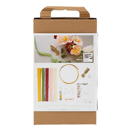 Creativ company hobby set papier crépon, couronne, rapport crêpe : 180%, 1 boîte