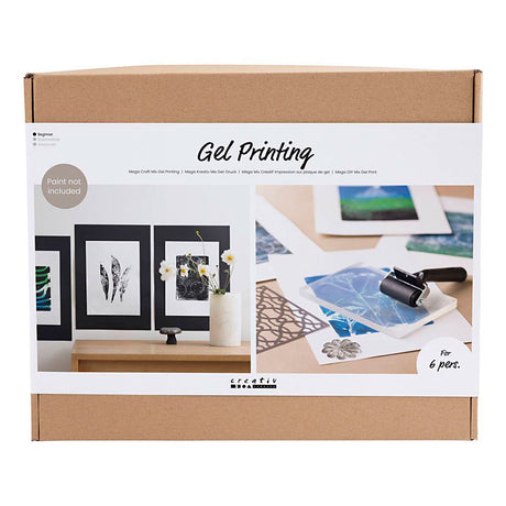 Creativ company group set d'impression sur gel, 1 boîte