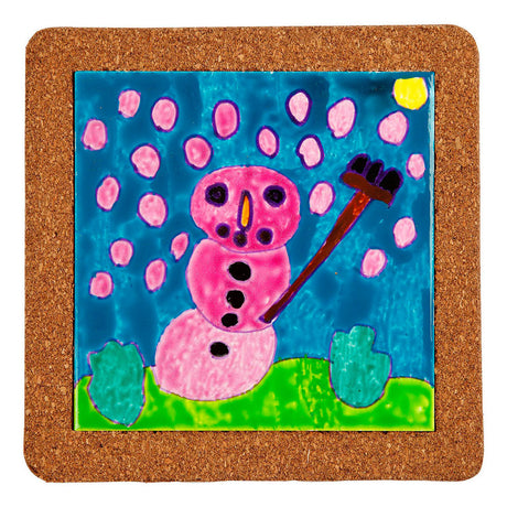 Société créative https : www.ccobby.nl groupe set-coasters-bepainting-size-15-5x15-5-cm-diverse-colours-1-set