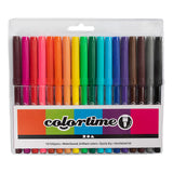 Société créative https : www.ccobby.nl colortime-markers-line-thickness-2-mm-diverse-colors-18-piece-1-box-373548